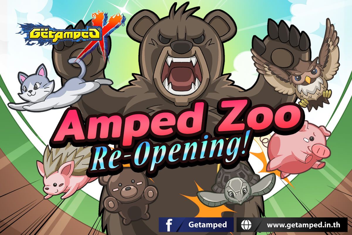 Amped Zoo Re-Opening! พบกับ 2 กิจกรรม Amped Zoo Fancy Sale และ Amped Zoo Treasure Box
