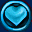 Heart Blue Medal